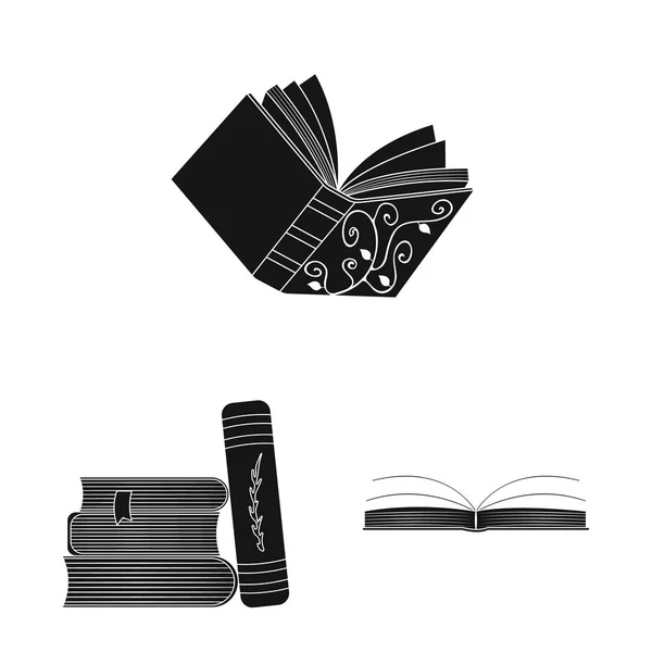 Ilustración vectorial del icono de ilustración e información. Conjunto de ilustración y librería stock vector ilustración . — Vector de stock