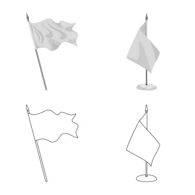 Doku ve sunum logo vektör tasarımı. Hisse senedi için doku ve medya vektör simge kümesi.