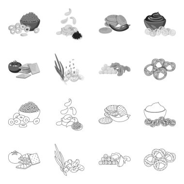 Tat ve Yelowstone logosu vektör tasarımı. Hisse senedi için tat ve organik vektör simgesi koleksiyonu.