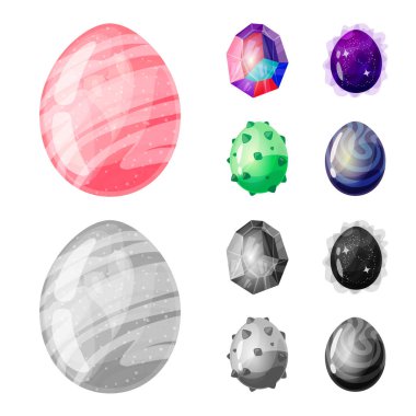 Hayvan ve tarih öncesi simge vektör tasarımı. Hayvan ve sevimli hisse senedi simgesi için web topluluğu.