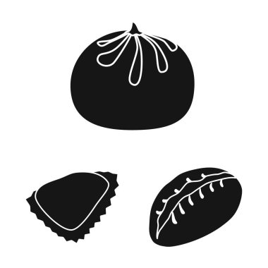 Mutfağı ve meze işareti vektör tasarımı. Mutfak ve gıda hisse senedi simgesi için web topluluğu.