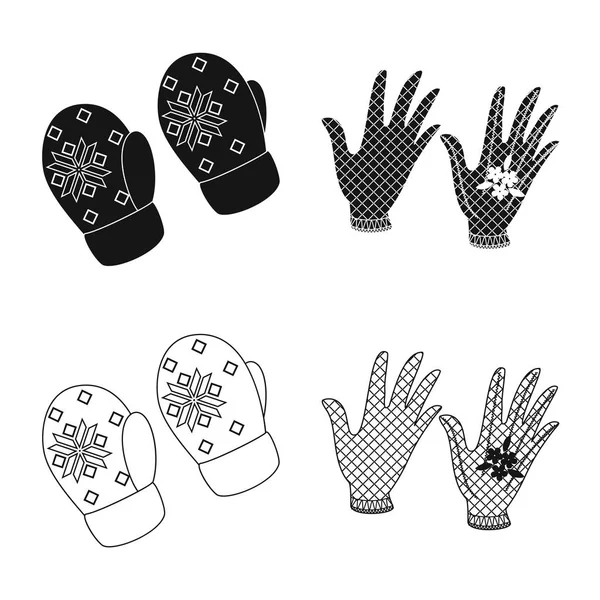 Siluet ve emanet logosu yalıtılmış nesne. Hisse senedi için konfor ve siluet vektör simge kümesi.