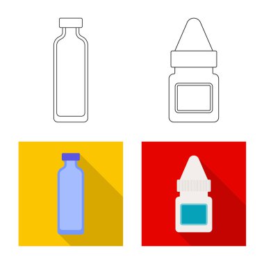 Perakende ve sağlık simge vektör tasarımı. Perakende ve sağlık hisse senedi simgesi için web topluluğu.