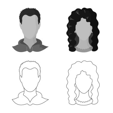 Profesyonel ve fotoğraf logo vektör tasarımı. Profesyonel topluluğu ve hisse senedi için profil vektör simgesi.