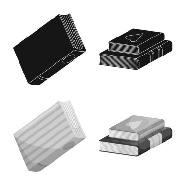 Eğitim ve kapak sembolü yalıtılmış nesne. Eğitim ve kitabevi hisse senedi simgesi için web topluluğu.