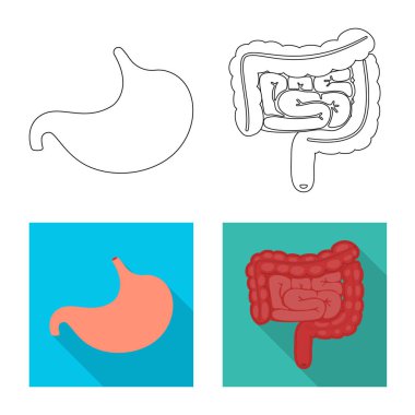 Biyoloji ve bilimsel logo vektör tasarımı. Hisse senedi için biyoloji ve laboratuvar vektör simge topluluğu.
