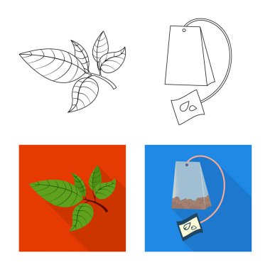 Sağlıklı ve çiçek logo vektör Illustration. Sağlıklı ve degrade hisse senedi simgesi için web topluluğu.