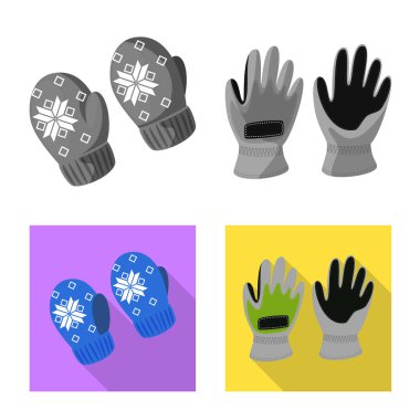 Siluet ve güvenlik işareti vektör Illustration. Siluet ve konfor hisse senedi vektör çizim seti.