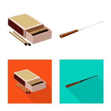 Çöp ve dur işareti vektör tasarımı. Web için çöp ve alışkanlık hisse senedi simgesi kümesi.