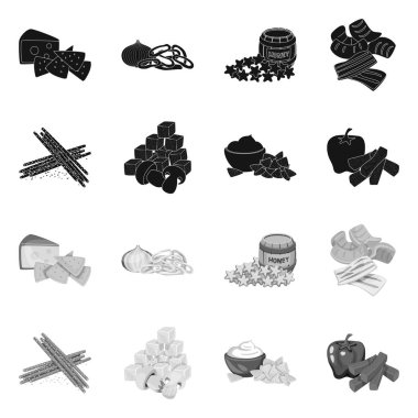 Tat ve daiç logo vektör tasarımı. Tat ve web için organik hisse senedi simgesi.