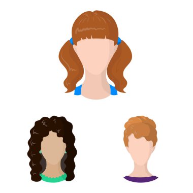 Avatar ve kukla simge vektör tasarımı. Hisse senedi için avatar ve şekil vektör simge topluluğu.
