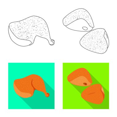 Ürün ve kümes hayvanları simge vektör tasarımı. Ürün ve tarım hisse senedi simgesi için web topluluğu.