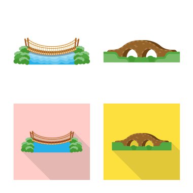 Vektör Illustration bağlantı ve tasarım sembolü. Bağlantı ve yan hisse senedi vektör çizim.