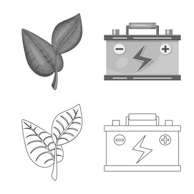 Yenilik ve teknoloji simge vektör tasarımı. Yenilik ve doğa hisse senedi simgesi için web topluluğu.