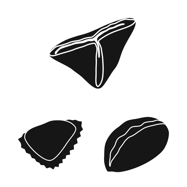 Illustration vectorielle de la cuisine et de l'apéritif. Ensemble de symbole de stock de cuisine et de nourriture pour le web . — Image vectorielle