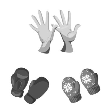 Özelliğin yalıtılmış nesnesi ve ayırt edici simge. Stok lar için özellik ve tekstil vektör simgesi kümesi.