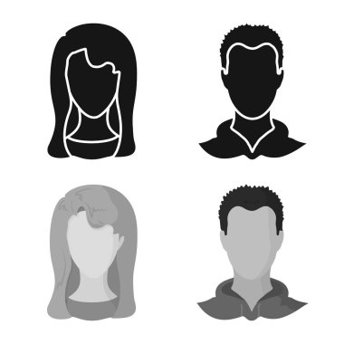 Profesyonel ve fotoğraf simge vektör Illustration. Profesyonel ve profil hisse senedi simgesi için web topluluğu.