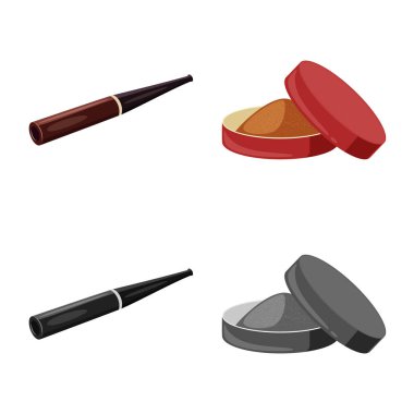 Çöp yalıtılmış nesne ve dur simgesi. Çöp ve alışkanlık hisse senedi simgesi için web topluluğu.