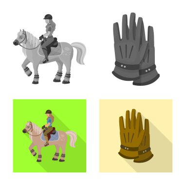 Ekipman ve binicilik simgesi yalıtılmış nesne. Ekipman ve rekabet hisse senedi simgesi için web topluluğu.