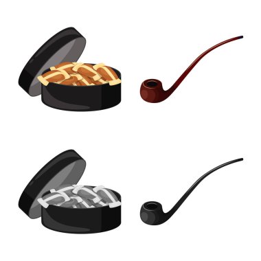 Çöp tasarımını vektör ve logo durdurmak. Çöp ve alışkanlık hisse senedi vektör çizim topluluğu.