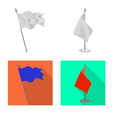 Doku ve sunum işareti vektör Illustration. Web için doku ve medya hisse senedi simgesi kümesi.