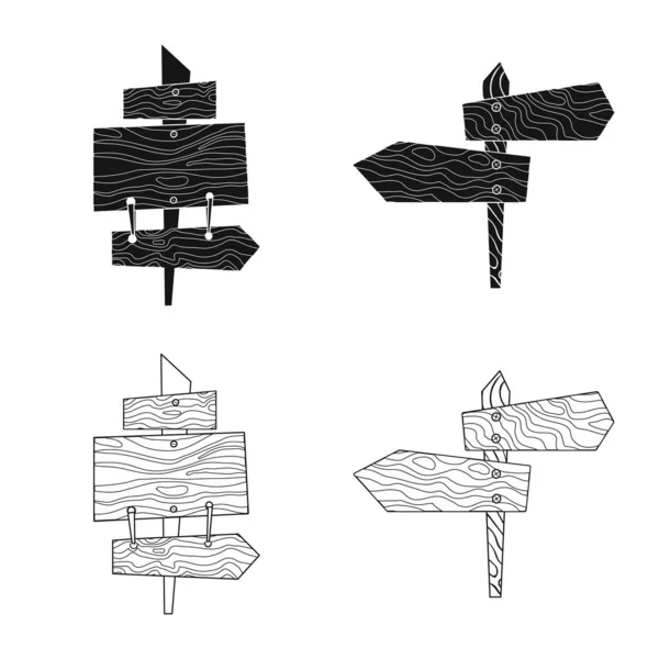 原始和森林符号的矢量设计。一套生料和硬木矢量图标的股票. — 图库矢量图片