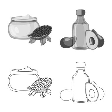 Sağlıklı ve sebze logo vektör tasarımı. Sağlıklı topluluğu ve web için tarım hisse senedi simgesi.