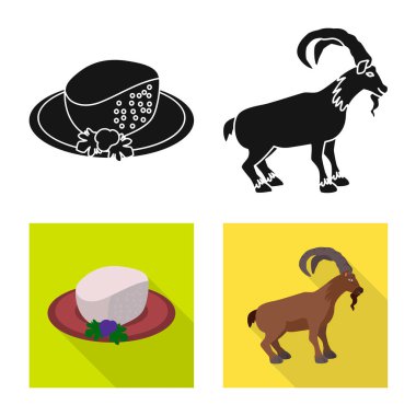 Kültür ve gezi logo vektör tasarımı. Kültür ve özgünlük hisse senedi vektör çizim seti.