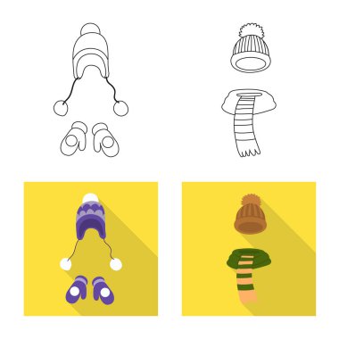 Giysi tasarım vektör ve işareti doku. Giysi koleksiyonu ve hisse senedi için hava vektör simgesi.