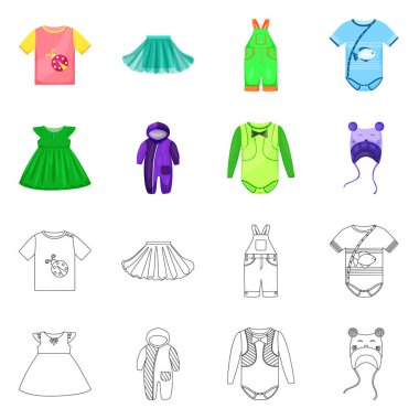 Moda ve giysi sembolü yalıtılmış nesne. Moda ve pamuk hisse senedi simgesi için web topluluğu.