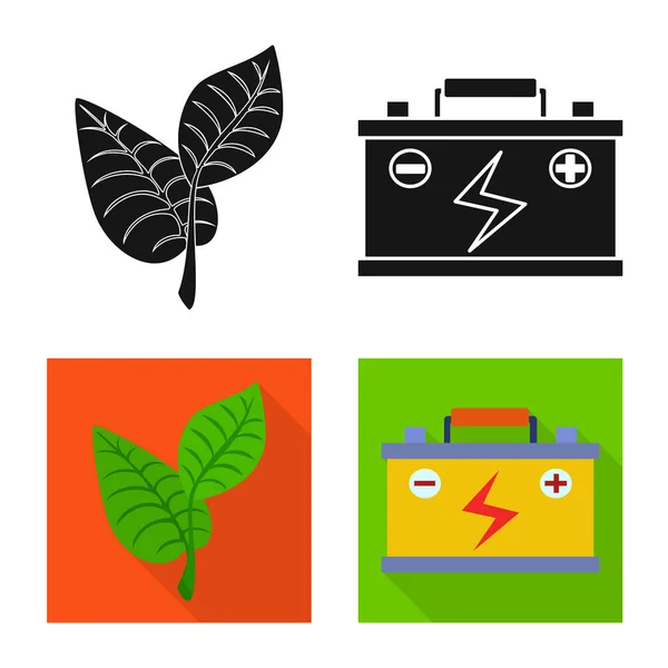 Ilustración vectorial del icono de la innovación y la tecnología. Conjunto de símbolo de innovación y stock de naturaleza para web . — Vector de stock