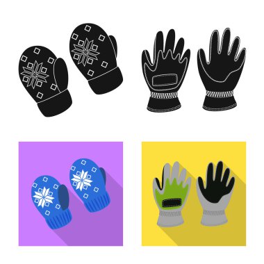 Sembol siluet ve güvenlik izole nesne. Siluet ve konfor hisse senedi vektör çizim topluluğu.