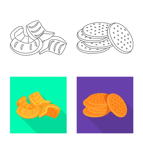 Geïsoleerde object voor Oktoberfest en bar icon. Set van Oktoberfest en koken vector pictogram voor voorraad. — Stockvector