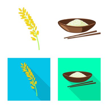 Kırpma ve ekolojik logo yalıtılmış nesne. Kırpma ve hisse senedi vektör çizim pişirme.