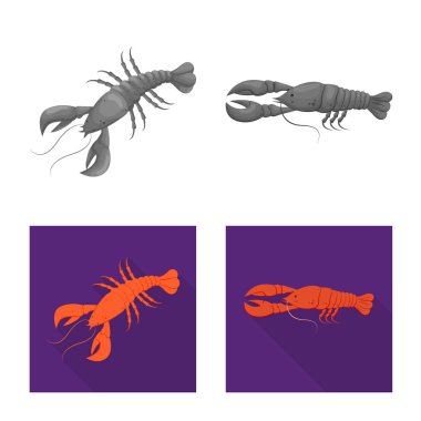 Meze ve okyanus simge vektör tasarımı. Meze koleksiyonu ve hisse senedi için incelik vektör simgesi.