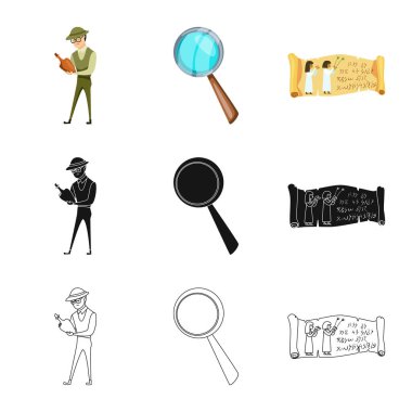 Hikaye ve öğeleri simge yalıtılmış nesne. Web için hikaye ve öznitelikleri hisse senedi simgesi kümesi.