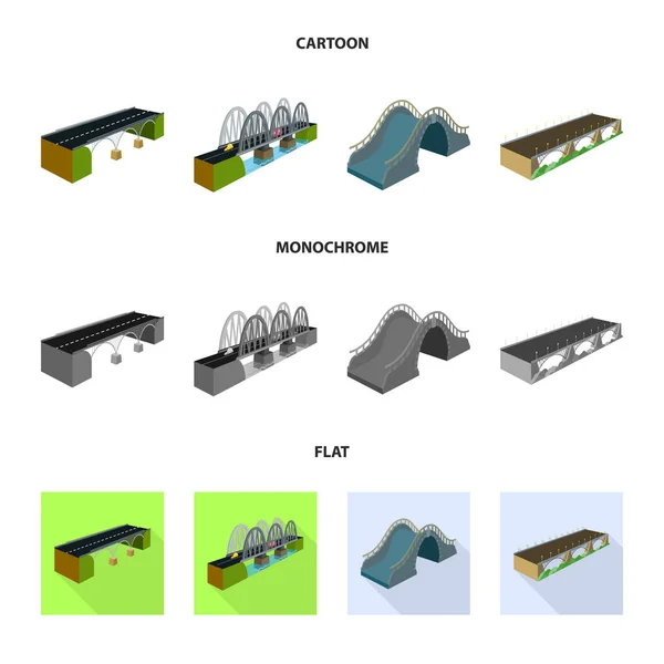 Oggetto isolato di connessione e segno di progettazione. Raccolta del simbolo di collegamento e di riserva laterale per il web . — Vettoriale Stock