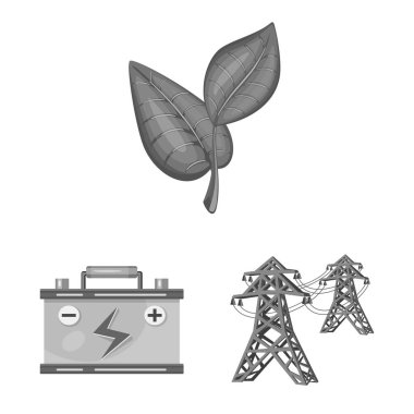 Organik ve doğa logosu vektör tasarımı. Web için organik ve panel stok sembolü seti.