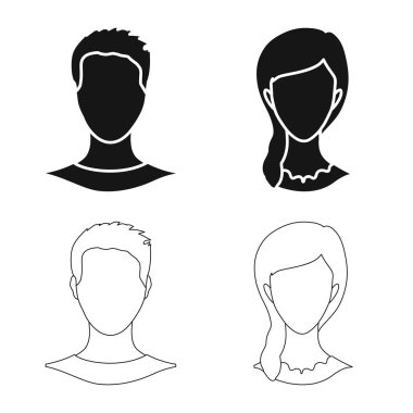 Professional vektör çizim ve fotoğraf oturum açın. Web için profesyonel ve profil hisse senedi simgesi kümesi.