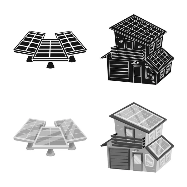 Yenilik ve teknoloji logo vektör tasarımı. Yenilik ve doğa hisse senedi simgesi için web topluluğu.