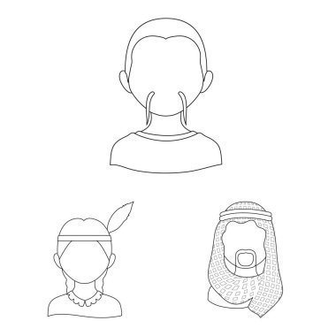 Kopyacı ve ikamet logo yalıtılmış nesne. Kopyacı ve kültür hisse senedi simgesi web için set.