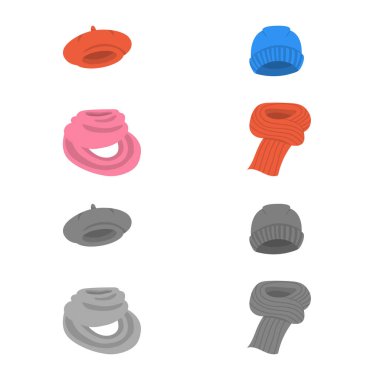 Giysi tasarım vektör ve logo doku. Giysi koleksiyonu ve web için hava durumu hisse senedi simgesi.