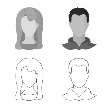 Profesyonel ve fotoğraf simge vektör tasarımı. Profil stok vektör çizim ve profesyonel topluluğu.