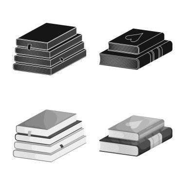 Eğitim ve kapak simge vektör Illustration. Eğitim ve hisse senedi için kitapçı vektör simge koleksiyonu.