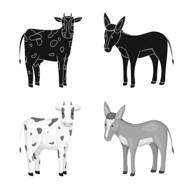 Üreme ve mutfak logosu yalıtılmış nesne. Koleksiyon ıslahının ve organik vektör hisse senedi simgesi.