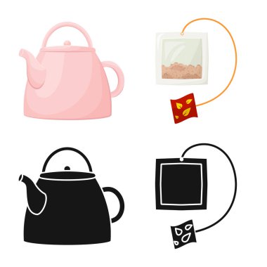 Sağlıklı ve çiçek sembolü yalıtılmış nesne. Sağlıklı ve degrade hisse senedi vektör çizim topluluğu.