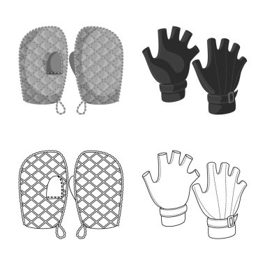 Siluet ve Emanet simge vektör tasarımı. Siluet ve konfor hisse senedi vektör çizim topluluğu.