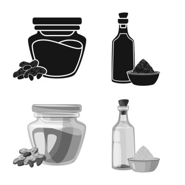 Sağlıklı ve sebze logo vektör tasarımı. Tarım hisse senedi vektör çizim ve sağlıklı topluluğu.