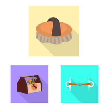 Parça ve yarış simge vektör tasarımı. Parça ve stok vektör çizim sürme koleksiyonu.