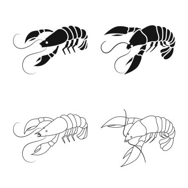 Meze ve okyanus simge vektör Illustration. Meze dizi ve hisse senedi için incelik vektör simgesi.